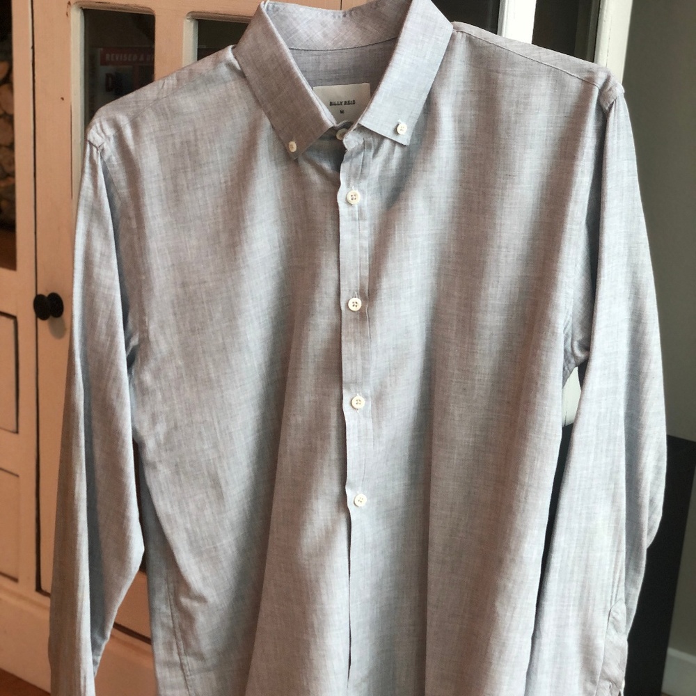 Billy Reid Slim Fit Button Down Shirt - Medium